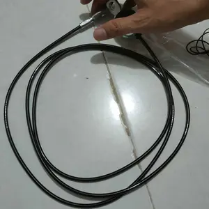 Gym Pulley Cable Steel Wire Rope Kawat Sling Baja Angkat Beban Fitness Tebal 5mm Arm Strength Pull Down Triceps Lifting Training Fitness Accessories Aksesoris 2 3 Meter