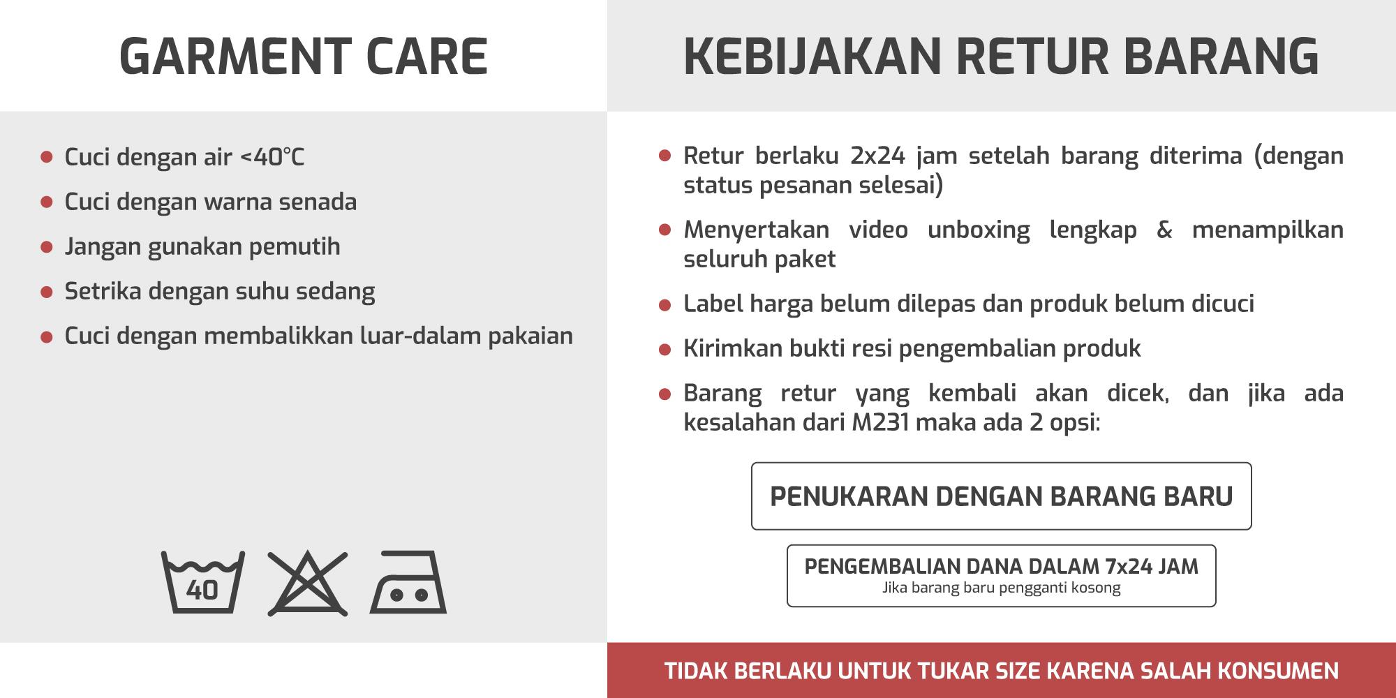 M231 Kemeja Pria Koko Shanghai Polos Pendek 1336