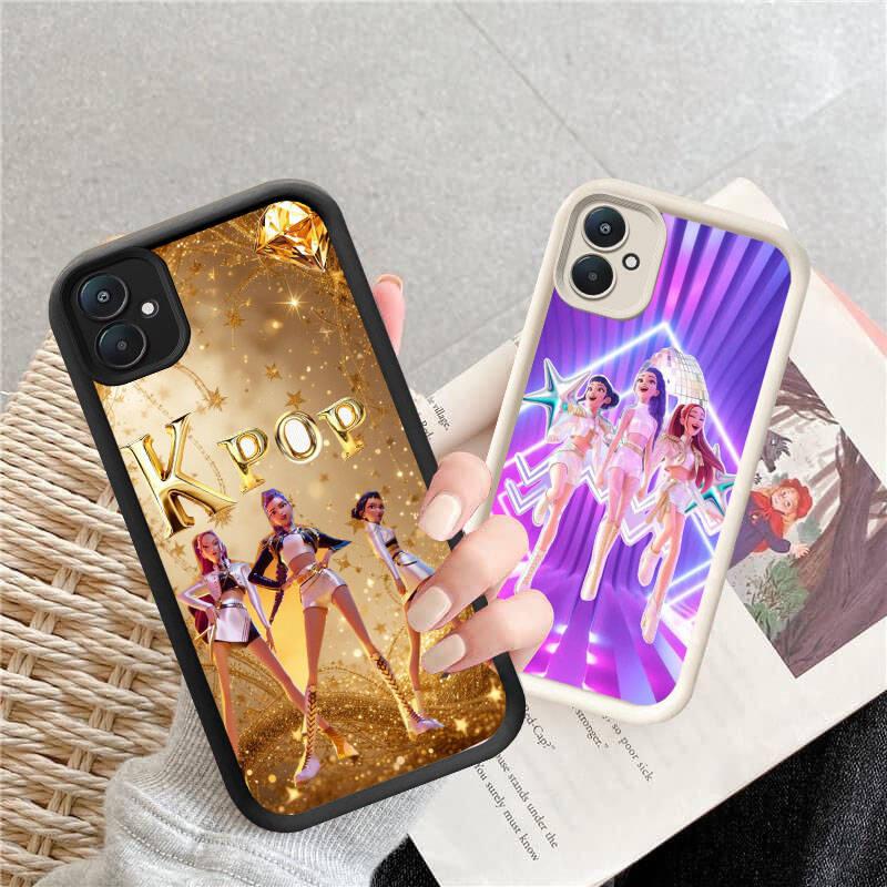 WW-10 Demon Hunter Girls lampu Casing untuk Redmi Note A1 9A 13C 7 A2 K60 6A 9T Ultra Pro