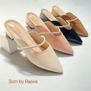 Sandal Heels  U Permata Cantik Mempesona Cocok untuk Pesta Kondangan Arisan Jalan Jalan nge Mall Alas Kaki Shoes Wanita sepatu pantofel