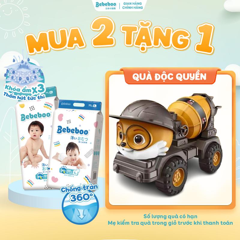 [QUÀ TẶNG ĐỘC QUYỀN] COMBO 2 bịch Tã/Bỉm Quần/Dán Bebeboo Nhật Bản Cho Bé
