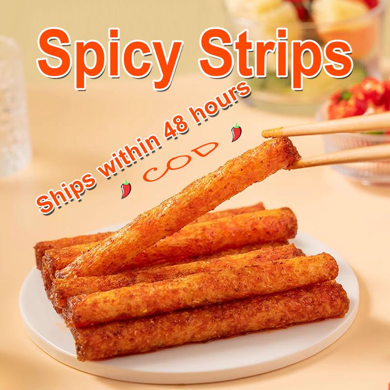 [HALAL] Sweet & Spicy LATIAO Makananringan snack camilan sweet spicy strips pedas Quickly Shipping (68g/pack) [READY STOCK] Food Chilli Chili Bag 1