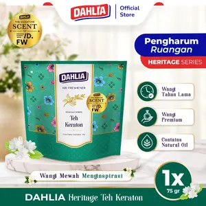 Dahlia Air Freshener Heritage Series Teh Keraton isi 1 75gr Pengharum Ruangan | Wangi Mewah, Menenangkan