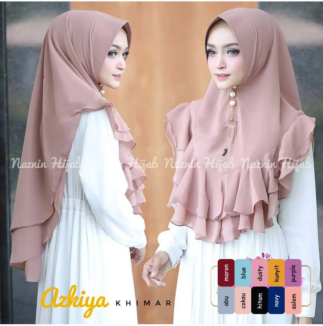 Kerudung Hijab Instant Khimar Azkiya (B.1)