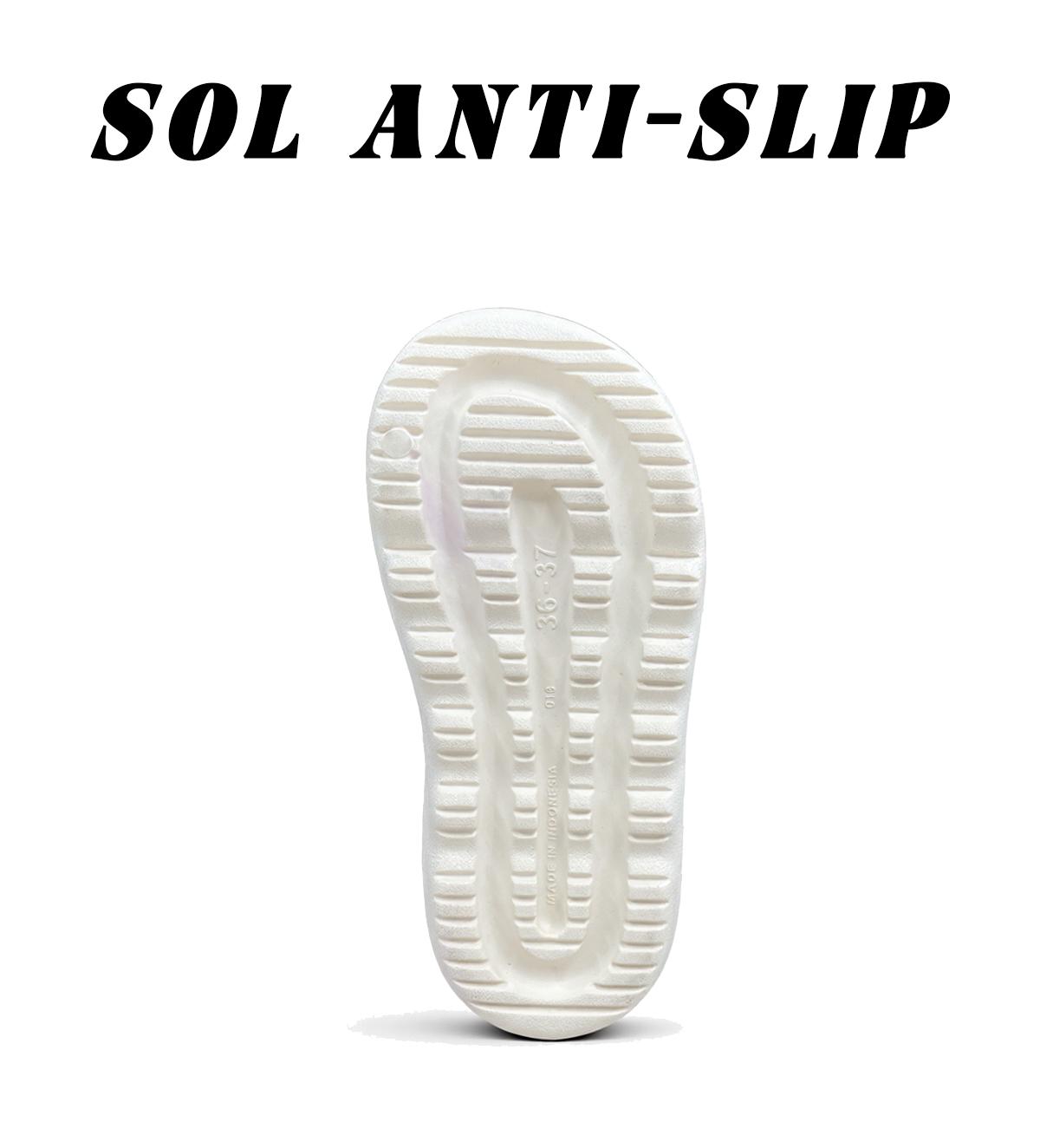 !!! ROOTHAY Sandal Sandal Slop Jelly Karet Model Bear Wanita Rumah Slipper / Sandal Indoor Kartun Sandal Selop Rumah Wanita Carton Happy Papi Gaya Korea Anti Air Kekinian Trendi(RT018-1) Sendal Shoes sandal  eva  wanita sendal  selobok