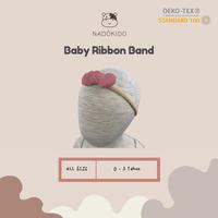 Gambar Nadokido Baby Ribbon Band / Bandana Headband Pita Anak Cewe Bayi Perempuan Newborn - Glaucous dari Nadokido Kota Bandung 3 Tokopedia
