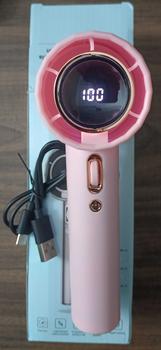 Product Review of NEW 199/150 High Speed Handheld Fan Strong Wind Gear With Adjustable Speeds LED Display Battery Portable Quiet Mini Fan Portable USB Mini Fan kipas from A**n E**n A**n 2