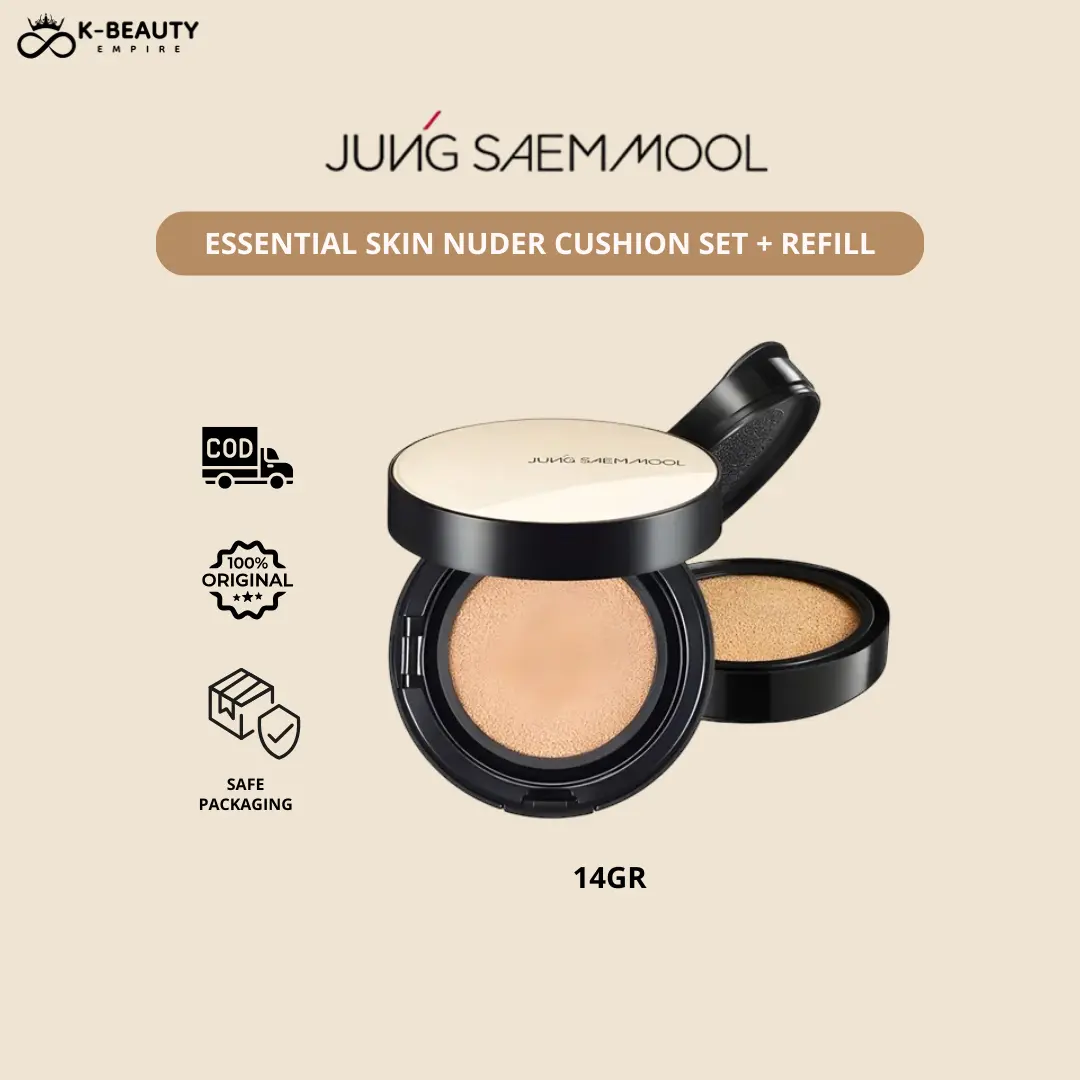 [100% ORI] READY STOK JUNGSAEMMOOL ESSENTIAL SKIN NUDER CUSHION SET + REFILL