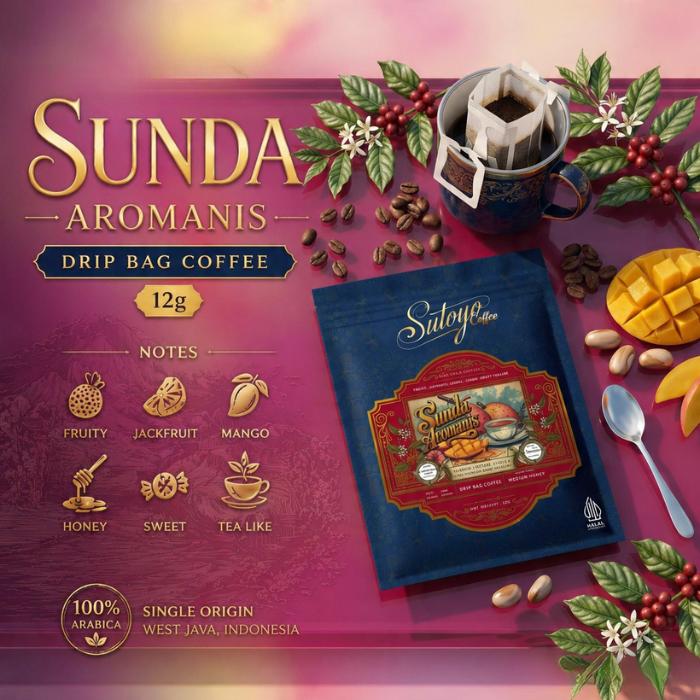 Gambar Drip Bag Coffee Filter - Sunda Aromanis ( 12g ) Kopi Instant Filter Tanpa Ampas - By Sutoyo Coffee dari Sutoyo Coffee Official Store Kota Bandung Tokopedia