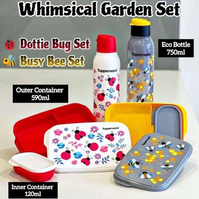 New Arrival Tupperware Whimsical Garden Dottie Bug Set / Bus - TikTok ...
