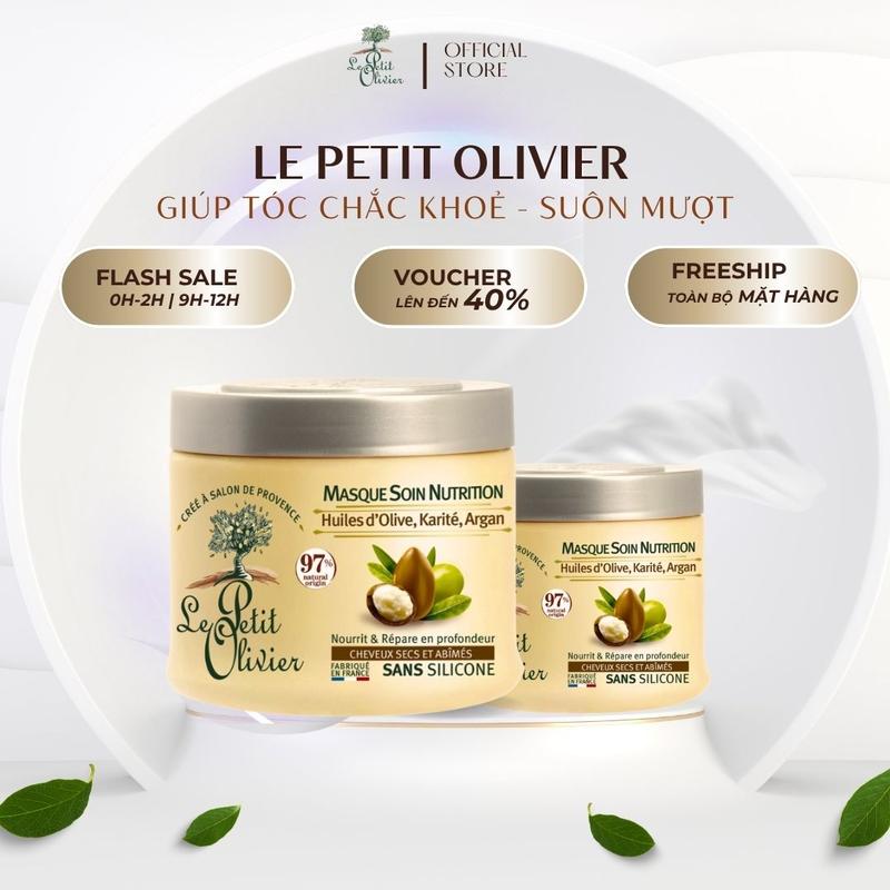 Combo 2 Kem Ủ Tóc Hỗ Trợ Giảm Rụng, Giảm Hư Tổn, Dưỡng Tóc Le Petit Olivier, Nữ, Women, Chăm sóc tóc, Hair