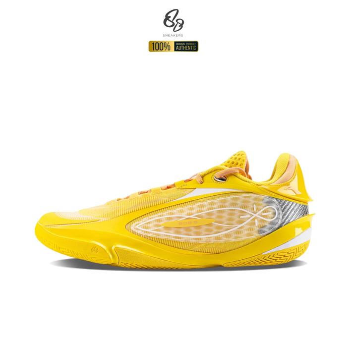 yellow modells basketball shoes