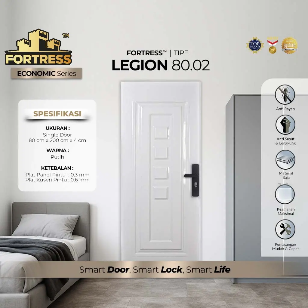 PINTU BAJA FORTRESS TYPE LEGION 80 - JABODETABEK