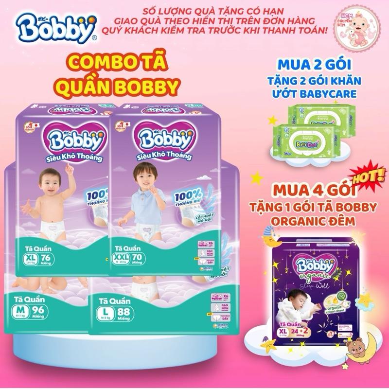 COMBO 2 TÃ QUẦN BOBBY ULTRA SIZE M96/L88/XL76/XXL70