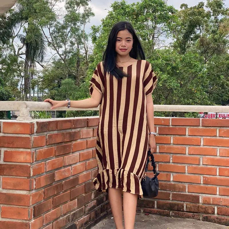 Daster ruffle  kekinian 2024 / daster viral rayon premium Motif 0