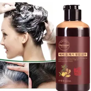 Shampoo Pewarna Rambut Hitam - Uban Hilang Permanen, Bahan Herbal 300ml
