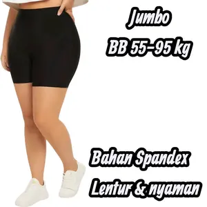 5 Pcs Celana Shot Wanita Dewasa / Shortpants / Legging Pendek Lentur Nyaman