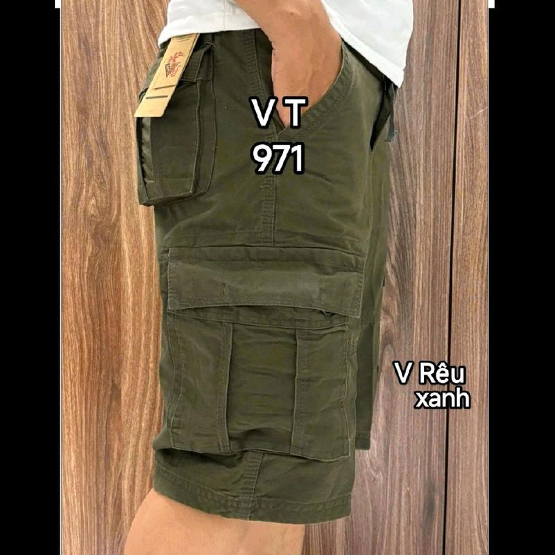  Quần short túi hộp túi vuông cao cấp chất kaki loại 1 Menswear Nam Quần Lửng Có Túi Pants 