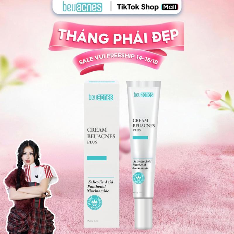 [DEAL  1 TM] - TML202 Kem Mụn BEUACNES PLUS 15g - Kem bôi mụn chuyên nghiệp dành cho da nhạy cảm, serum giảm mụn mờ thâm, kem mụn và thâm chấm  mụn  da  dầu  mụn kem mụn tuổi dậy thì