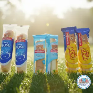 Papa Bear Roti Isi Rasa Susu & Original Selai Enak Murah untuk Snack Harian Cocok untuk Dinikmati Setiap Hari 1Pcs