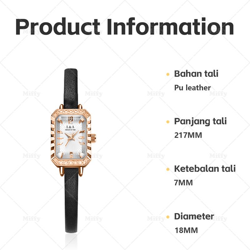 Miffy - Jam Tangan Wanita Kecil Elegan Jam Tangan Analog Akses Diamond Fashion Watch 9