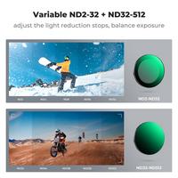 Gambar KNF Concept Filter Kit Hybrid VND2-32 + VND32-512 for DJI Osmo Action 3 / 4 / 5 Pro dari K&F Concept Authorized Dealer Kota Administrasi Jakarta Barat 3 Tokopedia