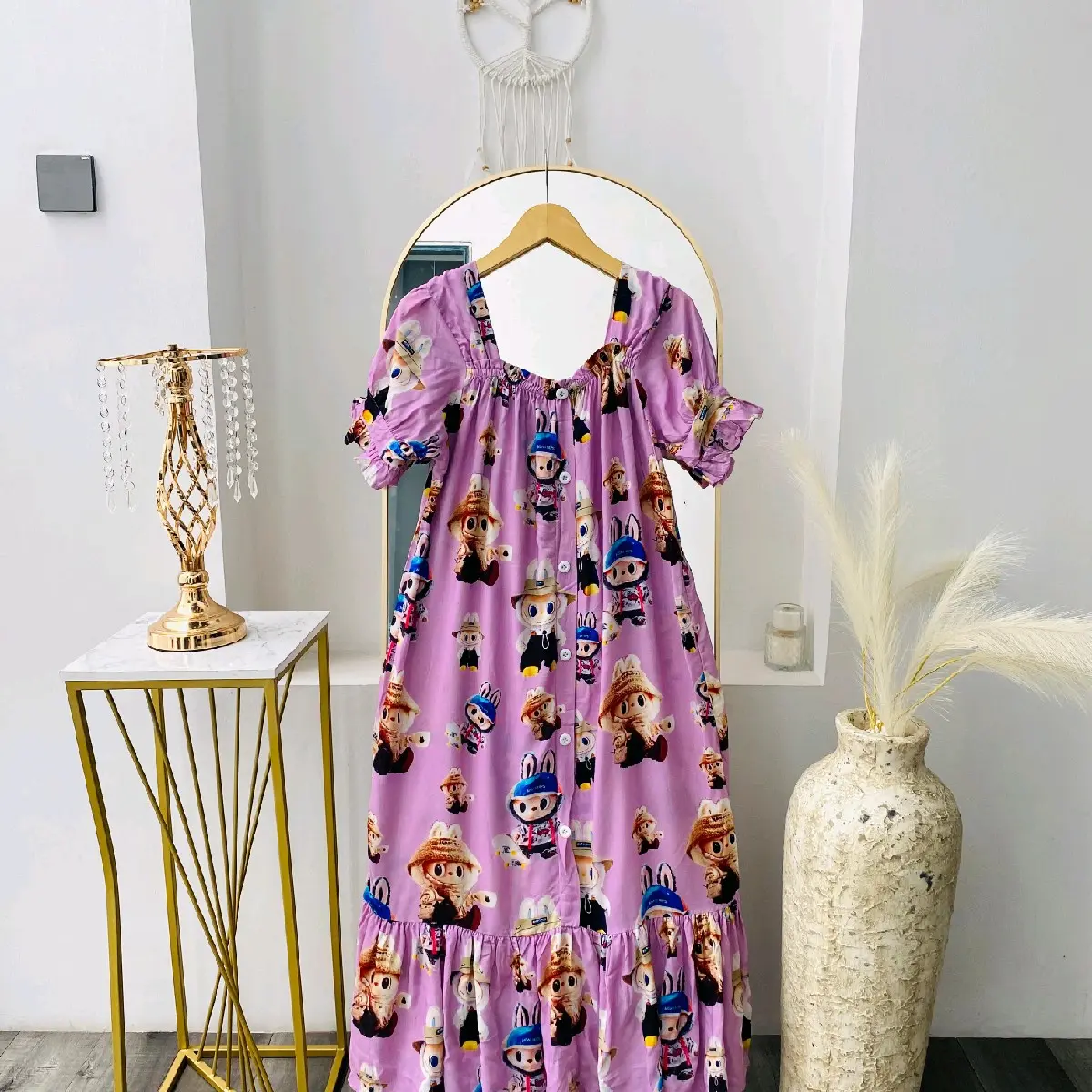 DRESS SALSA MOTIF Baju musim panas