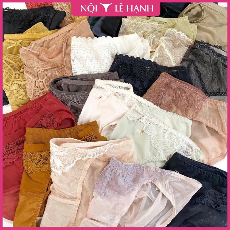  Quần Lót Nữ  Cotton Ren Dây Sườn Dễ Thương - NO6006 Women Thun 