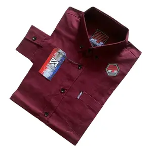 kemeja lengan panjang polos katun sigaret kualitas distro pria muda nyaman dipake