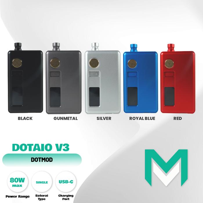 Jual Pod Vape Dot Aio DotAio V3 Kit 80W 18650 Authentic By Dotmod - RED -  Kota Administrasi Jakarta Timur - Maroonvape | Tokopedia