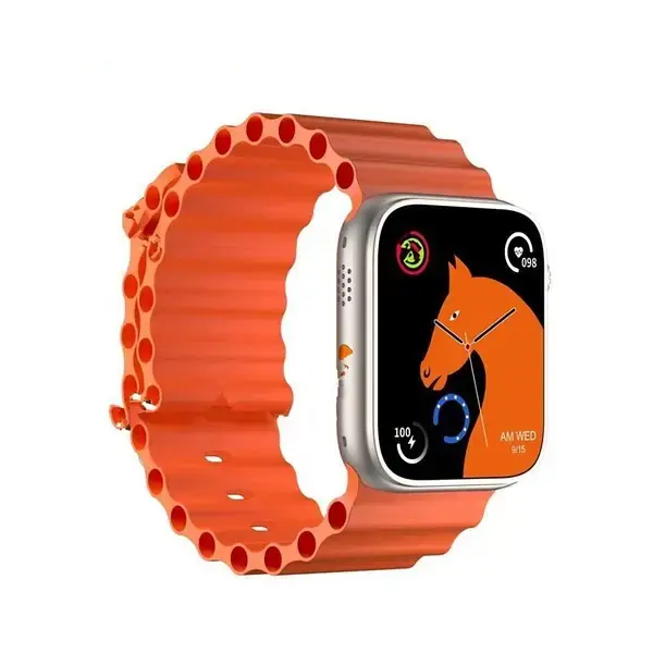 Maxwear S9 2.2 Inci 4GB ROM Jam Tangan Pintar AMOLED Seri Pulau Dinamis 9 Kompas Pelacak GPS Panggilan NFC Merasa Permainan, Kartu SIM
