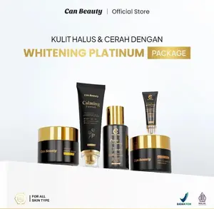 CAN BEAUTY WHITENING PLATINUM (Facial Wash, Toner, Serum, Nightcream )