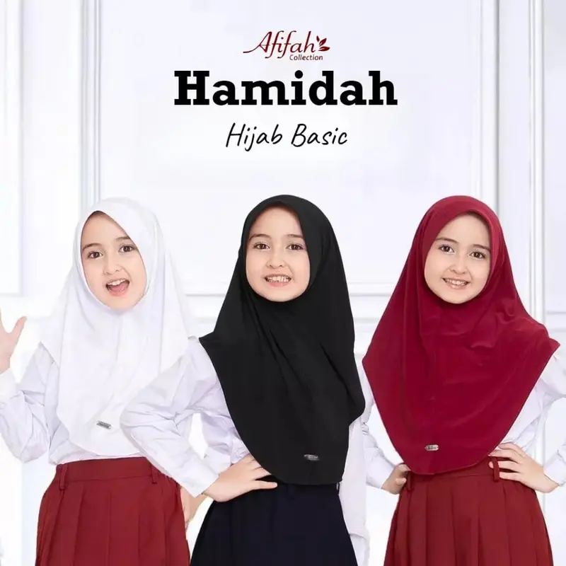 PAKET USAHA 100RB ISI 11 PCS BERGO HAMIDAH ANAK SEKOLAH dicuci dengan tangan saja white size:m.buat 7-11thn 5-6 tahun 0
