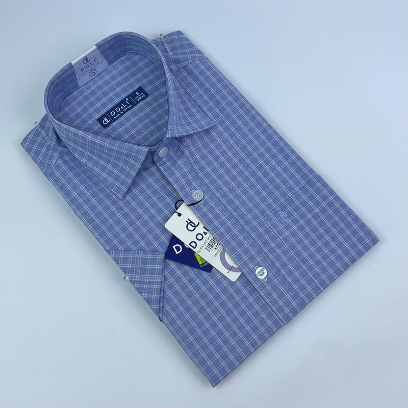 Áo Sơ Mi Ngắn Tay Nam Trung Niên Kẻ Caro Chất VẢi Sợi Tre Mềm Mát Hạn Chế Nhăn