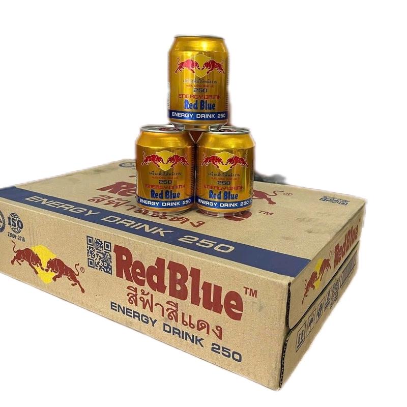  NƯỚC TĂNG LỰC REDBLUE THÙNG 24 LON RẤT NGON  HÀNG VIỆT NAM - CÔNG NGHỆ THÁI  