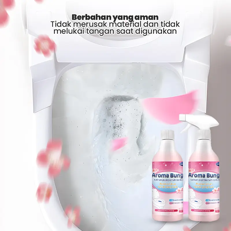 Pembersih Toilet Bunga Penghilang Bau dan Urin Kamar Mandi yang Ampuh 4