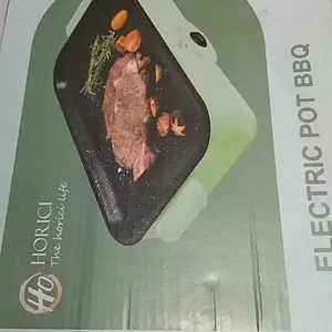 Panggangan Elektrik 30cm dan 26cm Low Watt 2 Mode Suhu Alat Grill Elektrik BBQ ELektrik FREE Capitan