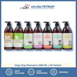 READY!! Orgo Dog Shampoo 1000ml - Shampoo Anjing 1 Liter