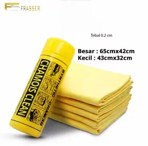 Kain Lap Jumbo 43x32 Cm Kuning Anti Minyak Lap Pembersih Serbaguna Daya Serap Kuat BN3KNL 04