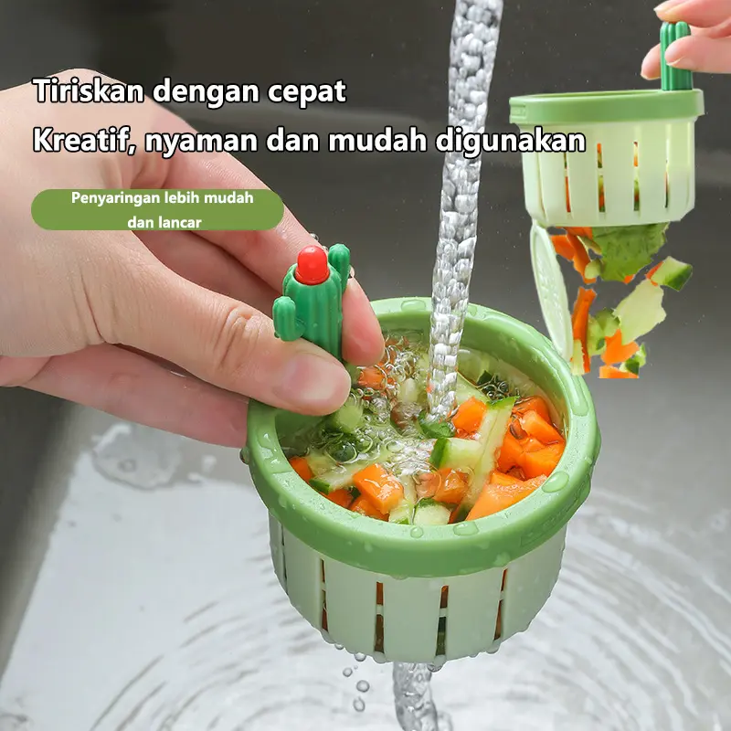 [COD]Filter Wastafel Kaktus Wastafel Dapur Wastafel Saluran Pembuangan Sisa Makanan Keranjang Pembuangan Filter Sampah
