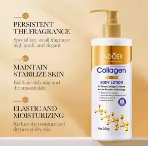 SADOER Whitening Body Lotion collagen Remove Scar Spot Lotion tubuh kolagen 300g Mencerahkan Lotion tubuh khusus dari yang dirancang untuk membantu merawat kulit Anda. Dengan kandungan collagen, lotion ini dapat membantu dalam proses perawatan scar spot.