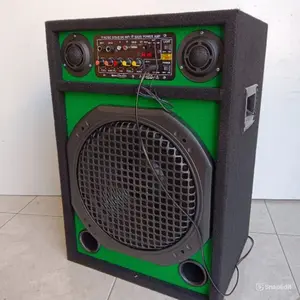 Spiker Aktif Bluetooth 12 In Bass Gler Empuk Istimewa Karaoke D10 Display Speaker Singgle Doble Tweeter Hijau