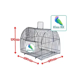 Kandang untulan besi burung untuk bepergian