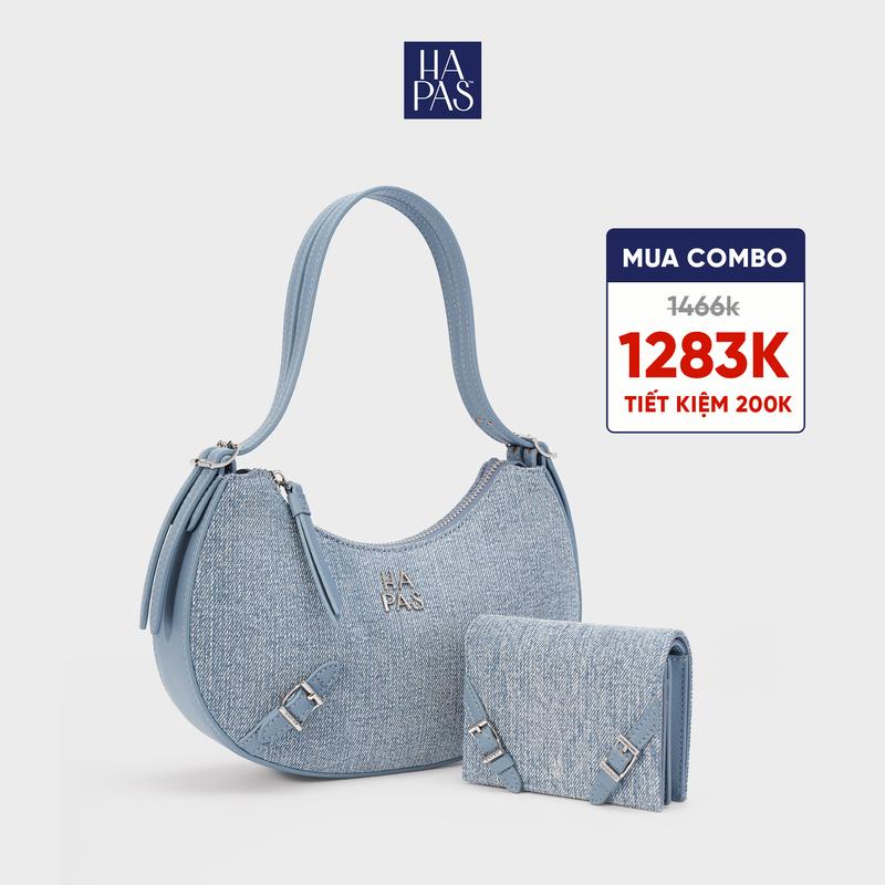 Combo Túi Xách Nữ Hapas Hobo Đai Chéo COZY BAG và Ví FANCY - BST "IN DE-MOOD" - TDV250436