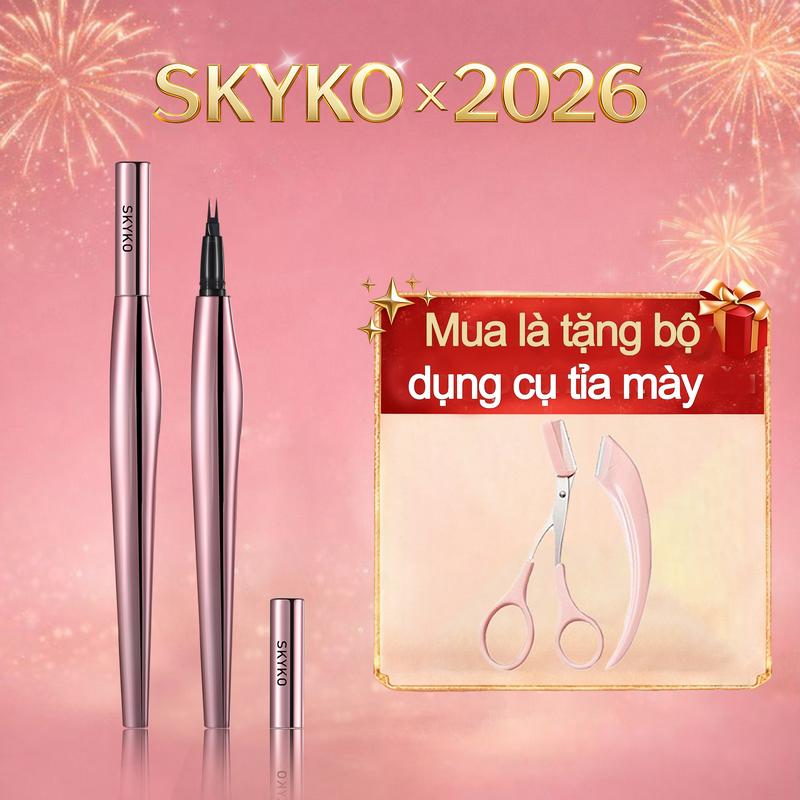  Bút Chì Kẻ Lông Mày Không Thấm Nước Skyko Lâu Trôi 24 Giờ Mỹ Phẩm Trang Điểm 