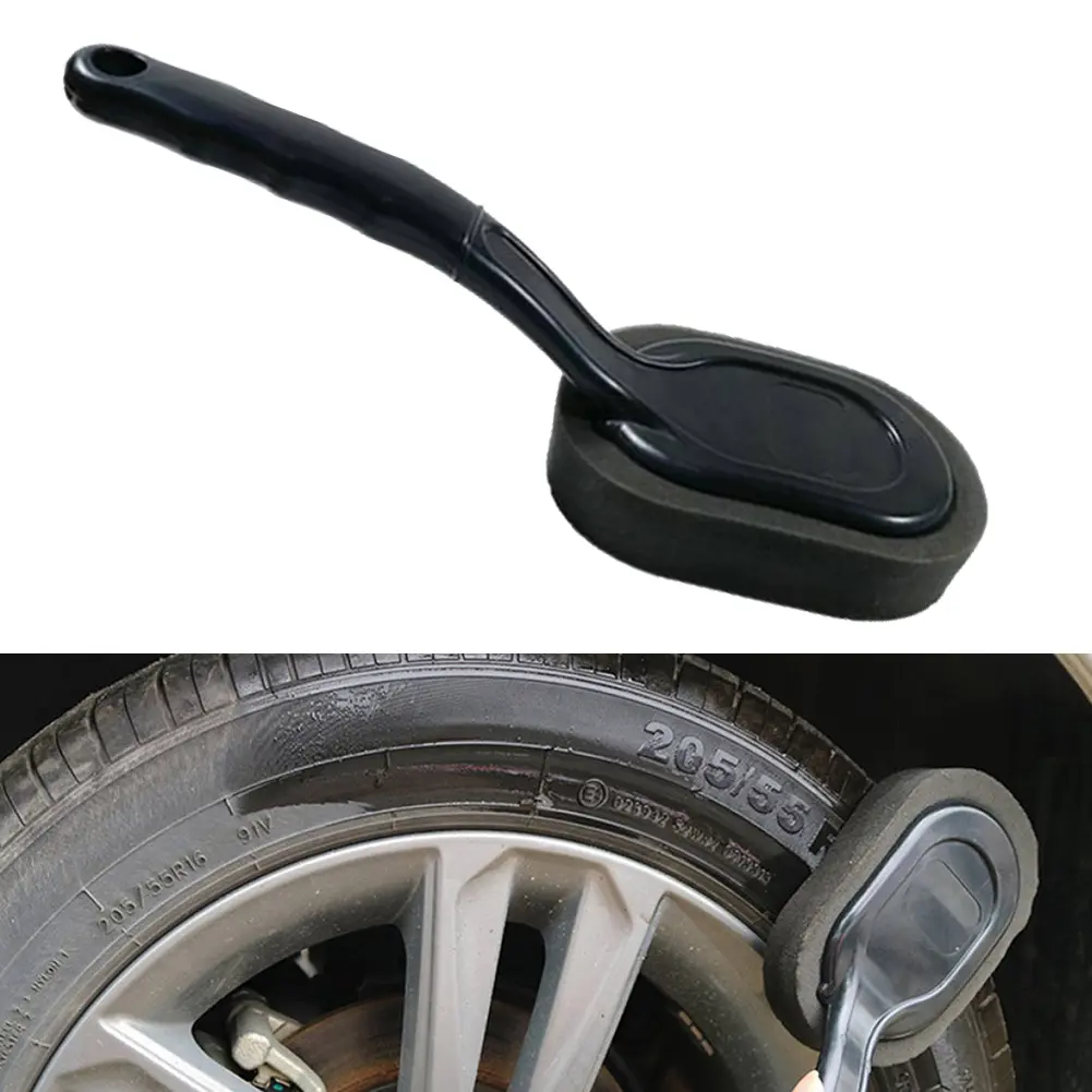 Span Penggilap Lilin Roda Tayar Kereta, Berkualiti Tinggi, Berus Pembersih Basuh Brush Car