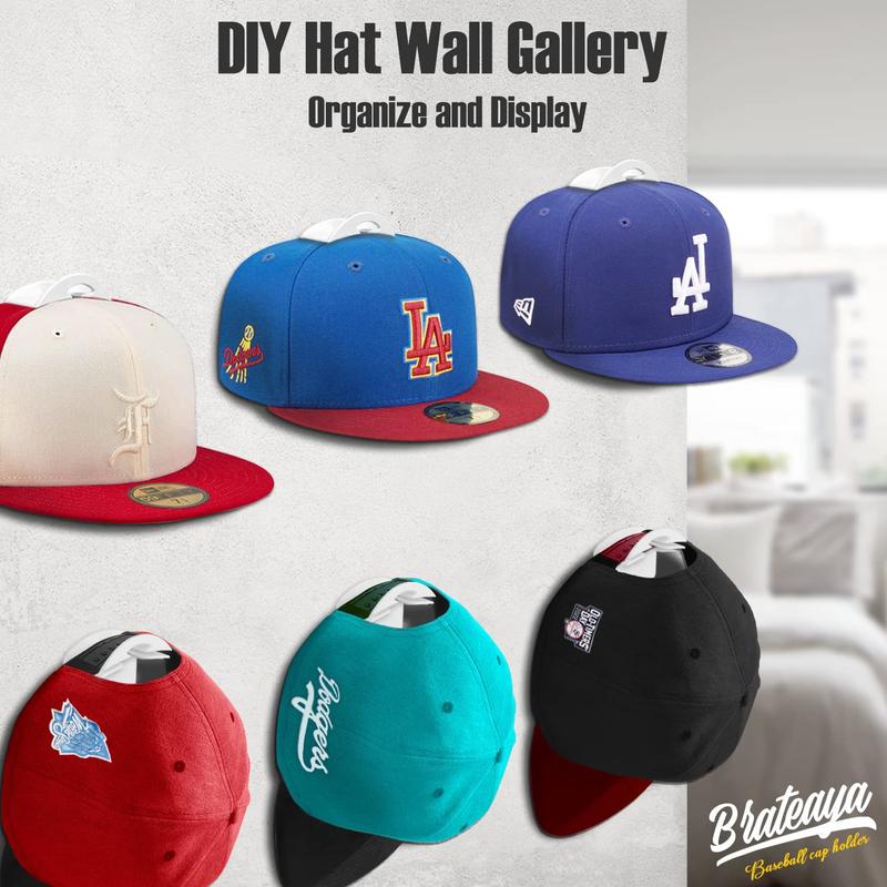 Product Introduction of Móc Mũ, Bộ 5 Chiếc, Mũ Bóng Chày, Mũ Hip Hop, Móc Đựng Đồ, Móc Mũ Dính, Giá Đỡ Móc Mũ, Lưu Trữ 1