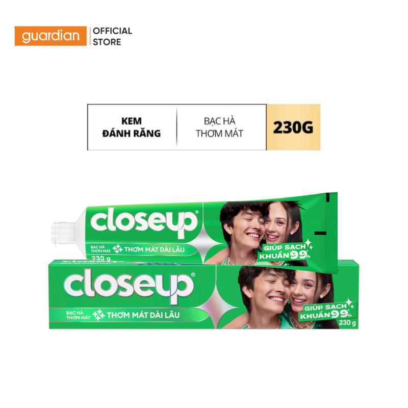 Kem Đánh Răng Closeup Bạc Hà The Mát 230g | Guardian Việt Nam