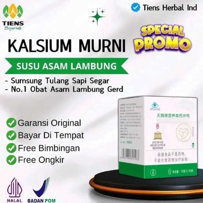 KALSIUM MURNI-solusi untuk penyakit asam lambung-gerd