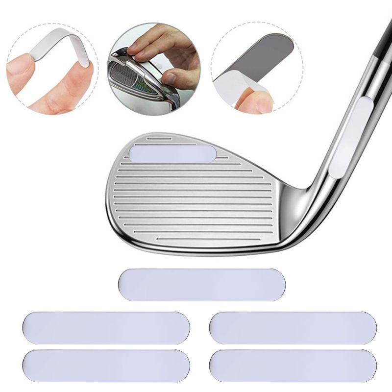 10pcs Sticker Pemberat Raket Tape Lead Timah Pemberat Golf Tape Timah Pemberat Untuk Raket Golf/Tenis 0